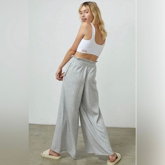Lunya Gray Wide Leg Pants - Picture 5 of 11